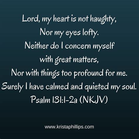 Psalm 131:1–3 - Google Search | Psalm 131, Psalms, Encouragement quotes