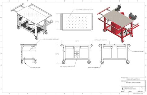 Buy Welding Table Plans Bonus 3D Model standard & Metric DIY Online in India - Etsy | Welding ...