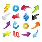 Vector arrows set Stock Vector Image by ©alvaroc #9261216