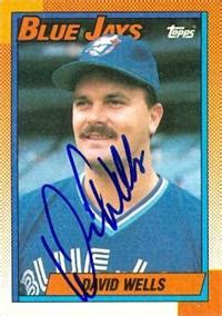 David Wells autographed Baseball Card (Toronto Blue Jays) 1990 Topps #229