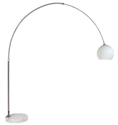 dwell - Giant curved floor light with glass shade | Curved floor light, Curved floor lamp ...