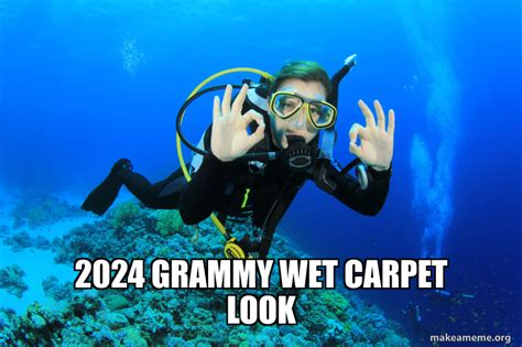 2024 GRAMMY WET CARPET LOOK Meme Generator