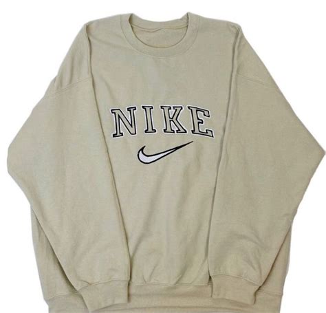 Vintage Cream Nike Crewneck Sweatshirt