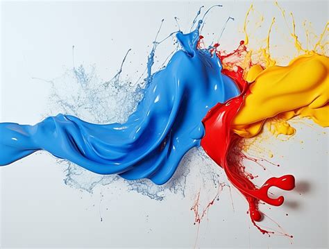 Blue Red Paint Splash Background, Motion, Paint, Background Background Image And Wallpaper for ...