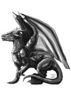 RPG Fantasy Character, Male, Dragon Sketch - Teresa Guido Art | Pathfinder Infinite