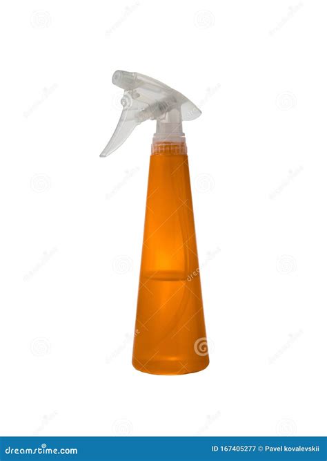 Orange Spray Bottle. Studio Photography of Spray Multipurpose Cleaner ...