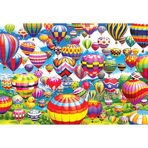 RoseArt - Puzzle Collector Art - Colorful Balloons in the Sky - 1000 Piece Jigsaw Puzzle | Cra-z ...