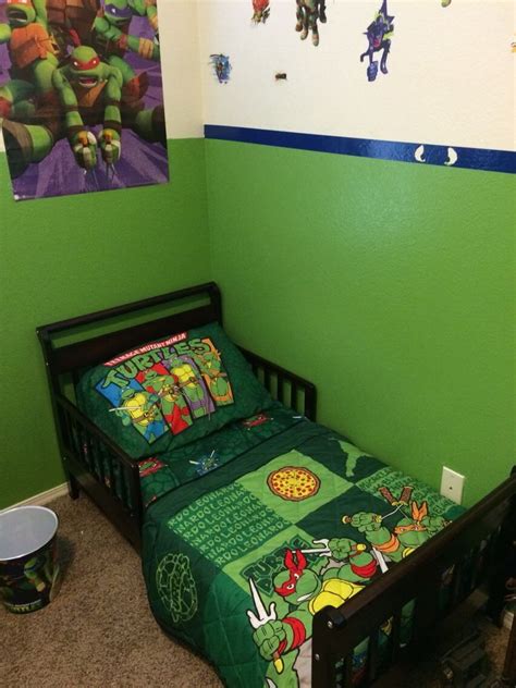 10 Ninja Turtles Bedroom Ideas 2021 (Toddlers and Kids) | Ninja turtles bedroom decor, Turtle ...