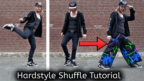 Hardstyle Shuffle Tutorial / Shuffle Dance Tutorial Part 3: Running Man into T-Step + Spins ...