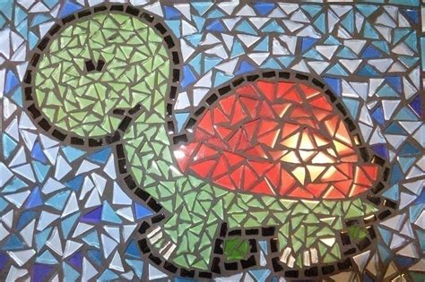 Mosaic Turtle · A Piece Of Mosaic Art · Mosaic on Cut Out + Keep · Creation by JossieAyame