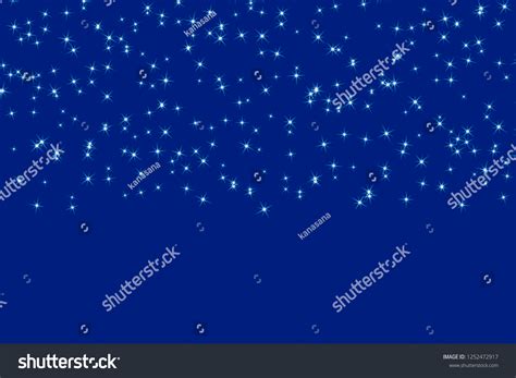 Starry Sky Background Material Anime Style Stock Photo 1252472917 ...