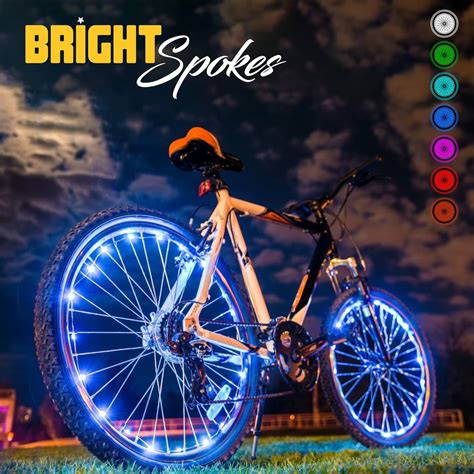 MACYWELL Bike Spoke Lights 6 Pack Led Bike Wheel Lights with Batteries ...