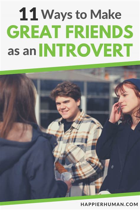 11 Ways to Make Great Friends as an Introvert - Happier Human