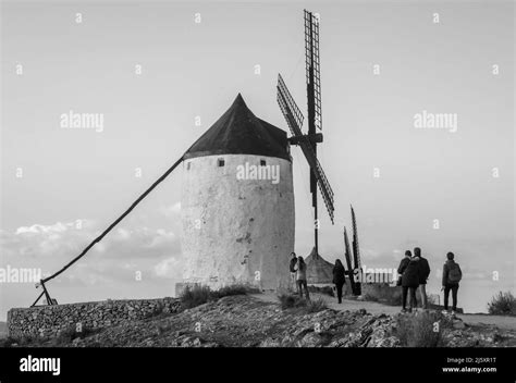 Windmills at Consuegra, Spain Stock Photo - Alamy