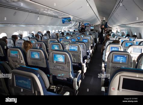 interior, Boeing 787 Dreamliner Stock Photo - Alamy