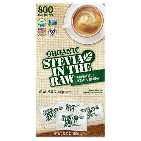 Organic Stevia In The Raw Blend, 800 Ct - Costco Food Database