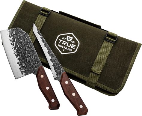 TRUE Primal Forge Knife Kit, Set Includes Two Outdoor Kitchen Prep and ...