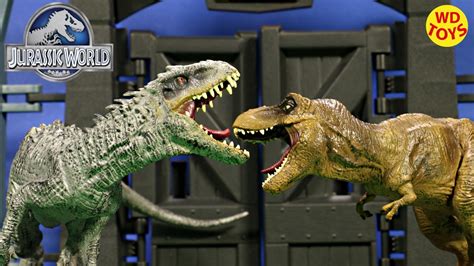 New Jurassic World Movie Toys Indominus Rex Vs T-Rex TYRANNOSAURUS REX Limited Edition - YouTube