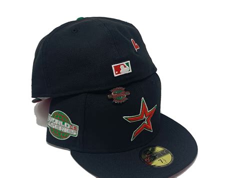 HOUSTON ASTROS 2005 WORLD SERIES "BEHIND THE COLORS" RED BRIM NEW ERA ...