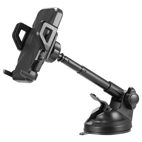 Insten Universal Dashboard Windshield Car Mount Phone Holder with Metal Telescopic Extension Arm ...