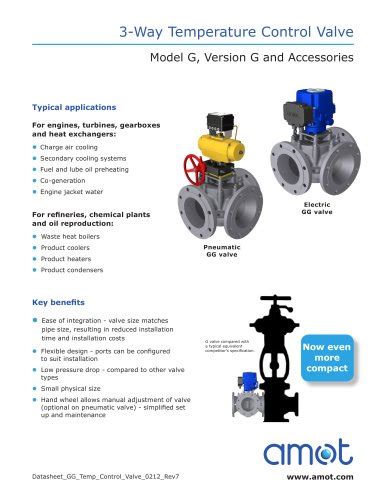 Temperature Control Valve - AMOT - PDF Catalogs | Technical Documentation | Brochure