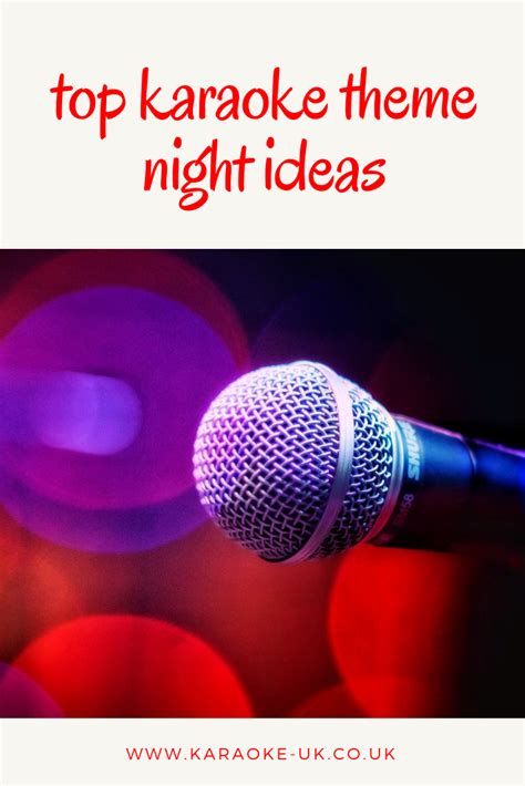 Theme Ideas For Your Karaoke Night | Karaoke, Night, Theme