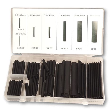 Heat Shrink Tubing in Assorted Metric Sizes 127 Pc Kit - Walmart.com - Walmart.com