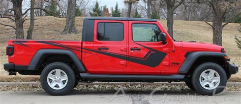 2020 Jeep Gladiator Side Body Vinyl Graphics PARAMOUNT SOLID COLOR ...