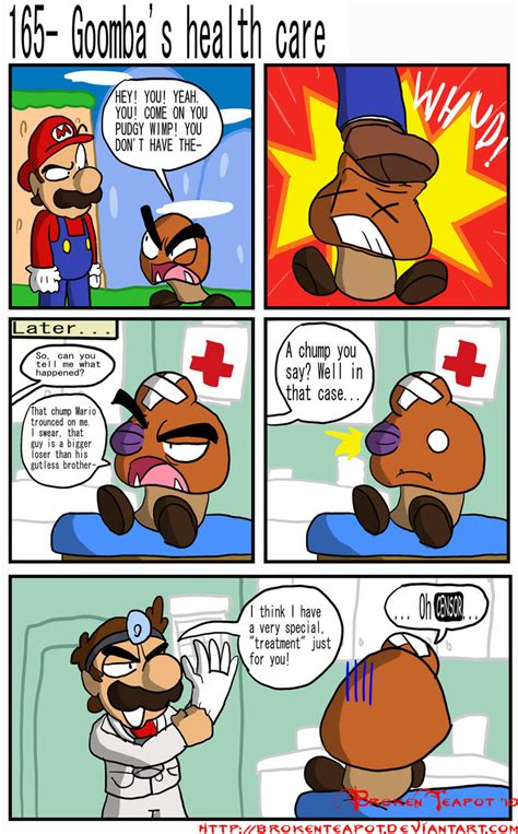 Goomba's health care by BrokenTeapot on DeviantArt