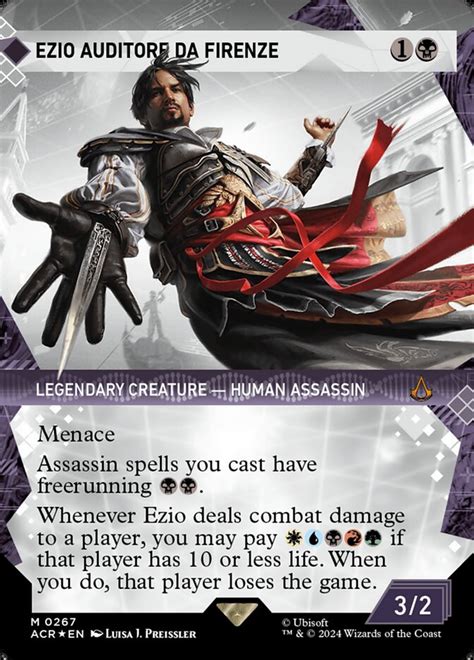 Ezio Auditore da Firenze - Assassin's Creed - MTG Print