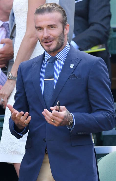 David Beckham | Suits men business, Blazer outfits men, David beckham style