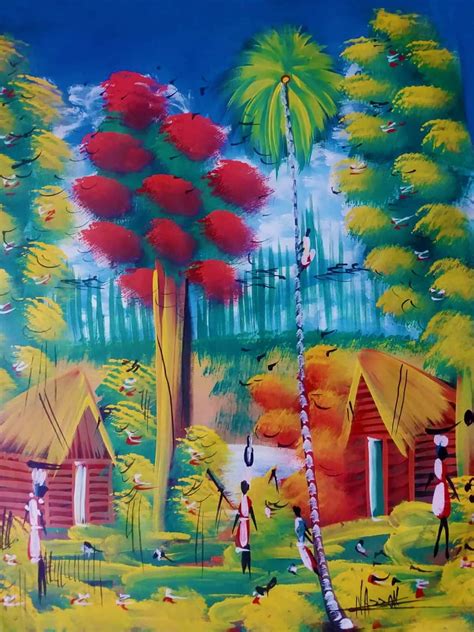 Oil On Canvas Dominican Republic Art – Omniverce