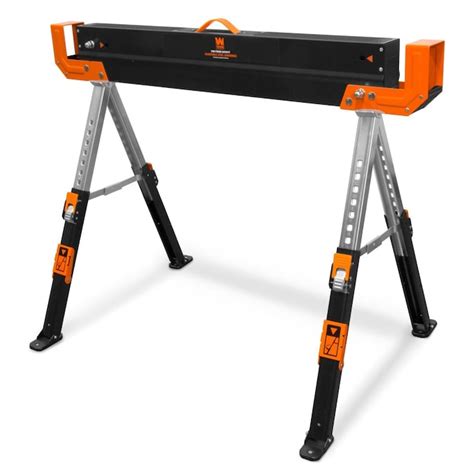 WEN HEIGHT ADJUSTABLE STEEL SAWHORSE in the Saw Horses department at Lowes.com