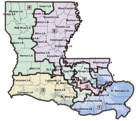 Louisiana Congressional District Maps | JMC Enterprises of Louisiana/JMC Analytics and Polling