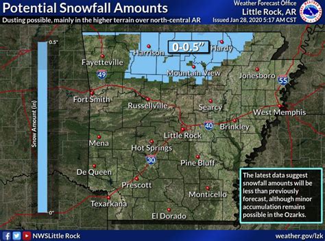 Snow possible in north-central Arkansas early Wednesday, weather ...