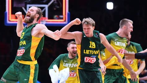 Lithuania eyes medal at basketball world championship