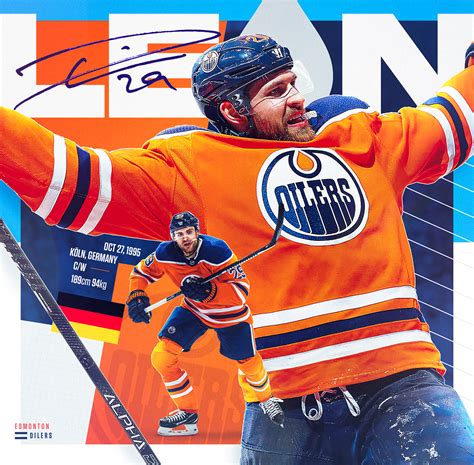 Leon Draisaitl | Edmonton Oilers on Behance