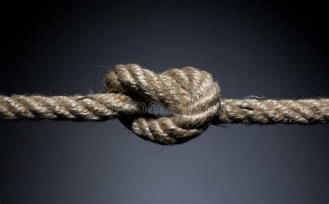 Frayed rope knot stock photo. Image of frayed, pulling - 4890400