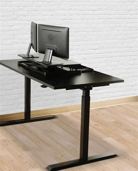 37.5" Deluxe Height Adjustable Standing Desk Converter Quick Sit Up FREE SHIP | eBay