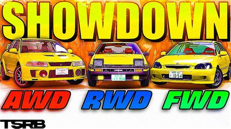 AWD vs RWD vs FWD - Which is the Best for Touge? - YouTube