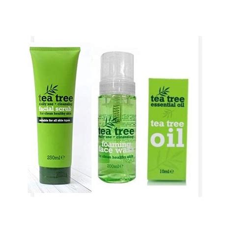 Tea Tree Face Wash And Facial Oil Scrub Tea Tree ( 3 In 1) - Sabadon.com