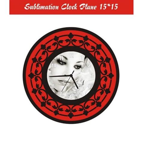 Round Sublimation Clock, Size: 15 X 15 at Rs 325/piece in New Delhi | ID: 20666144730