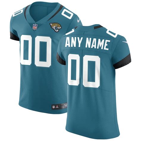 Men's Jacksonville Jaguars Nike Teal Vapor Untouchable Elite Custom Jersey