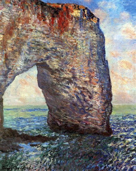 The Mannerport near Etretat, 1886 - Claude Monet - WikiArt.org