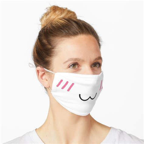 "uwu mask" Mask for Sale by harajokeu | Redbubble