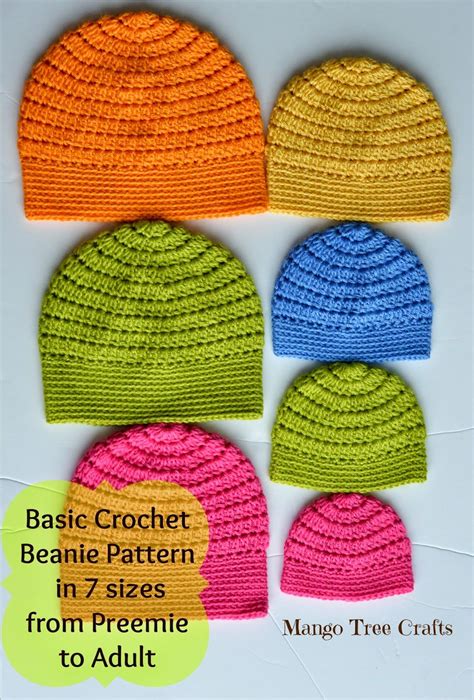 Basic Beanie Crochet Pattern With spring just around the corner I would like to share this ...