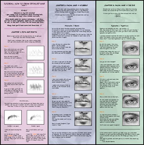 Tutorial: Detailed Hair part 1 by Cataclysm-X on DeviantArt