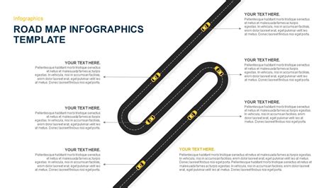 Road Map Infographic Template | Slidebazaar