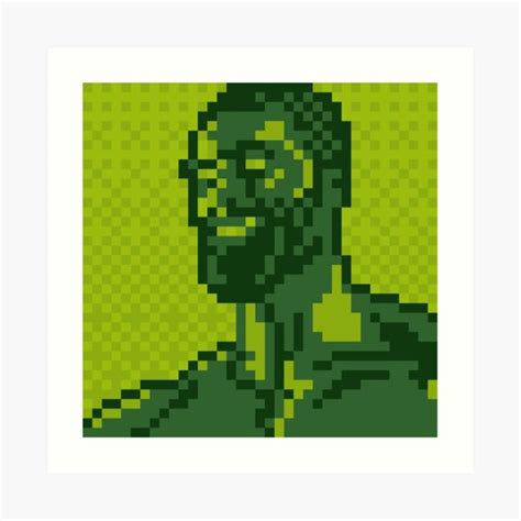 Gigachad Pixel Art