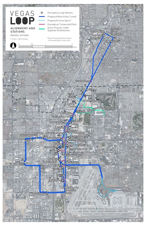 100920 Vegas Loop Concept Map - TESLARATI